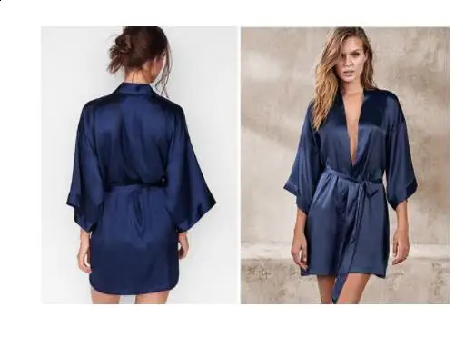 Summer Champagne Chinese Bride Wedding Robe Satin Sleepwear Women Nightgown Sexy Nightdress Lady Kimono Bathrobe Gown Negligee 250826