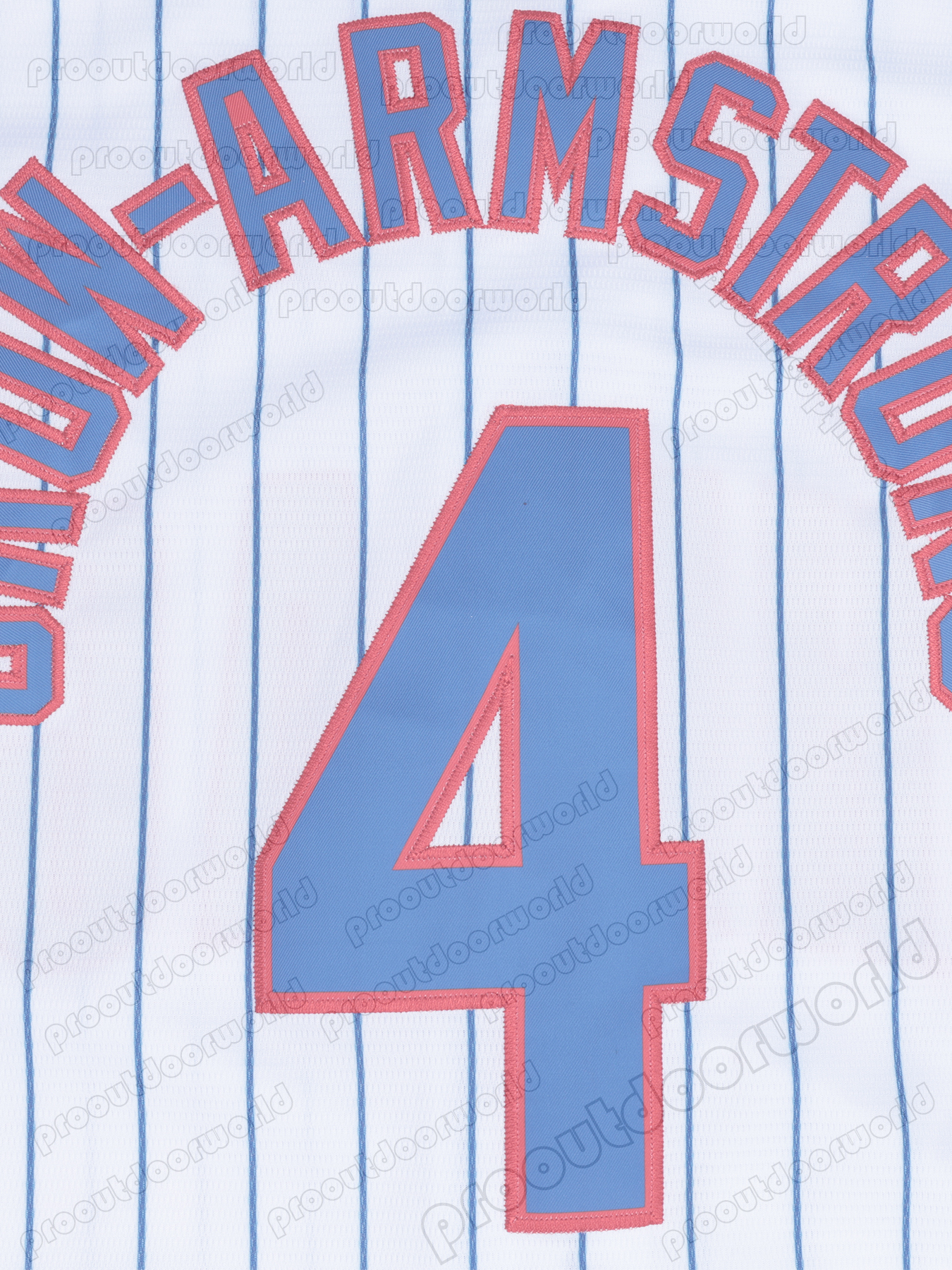 4 Pete Crow-Armstrong 2025 White/Blue Baseball Jeresy Dansby Swanson Suzuki Kyle Tucker Kelly Custom Nom and Num Stitched Letter Design