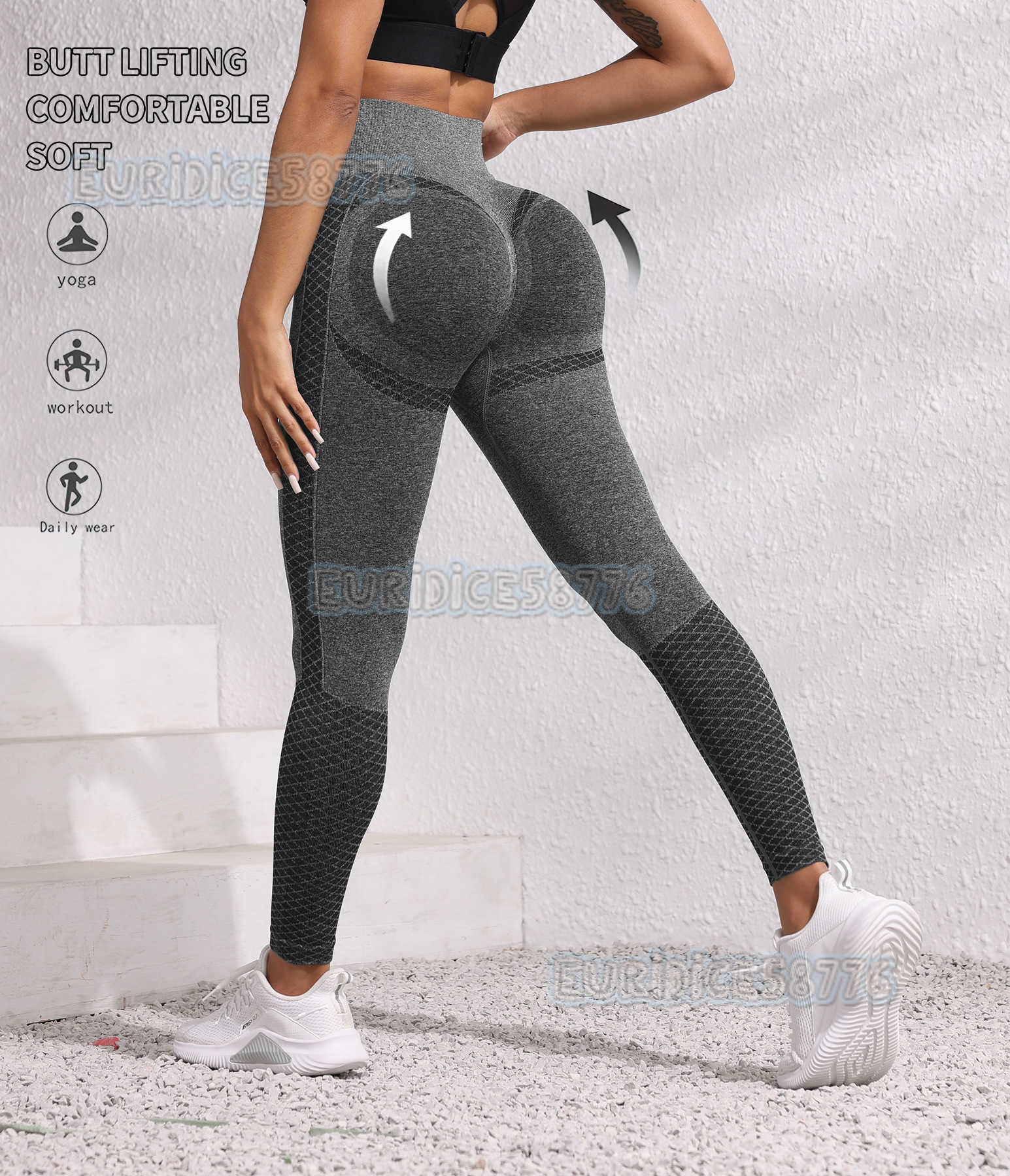Fitness Girl Sexy Yoga Pants High Waist Hip Lift Tight Slimming New Style Outdoor Sports Long Pants H250825