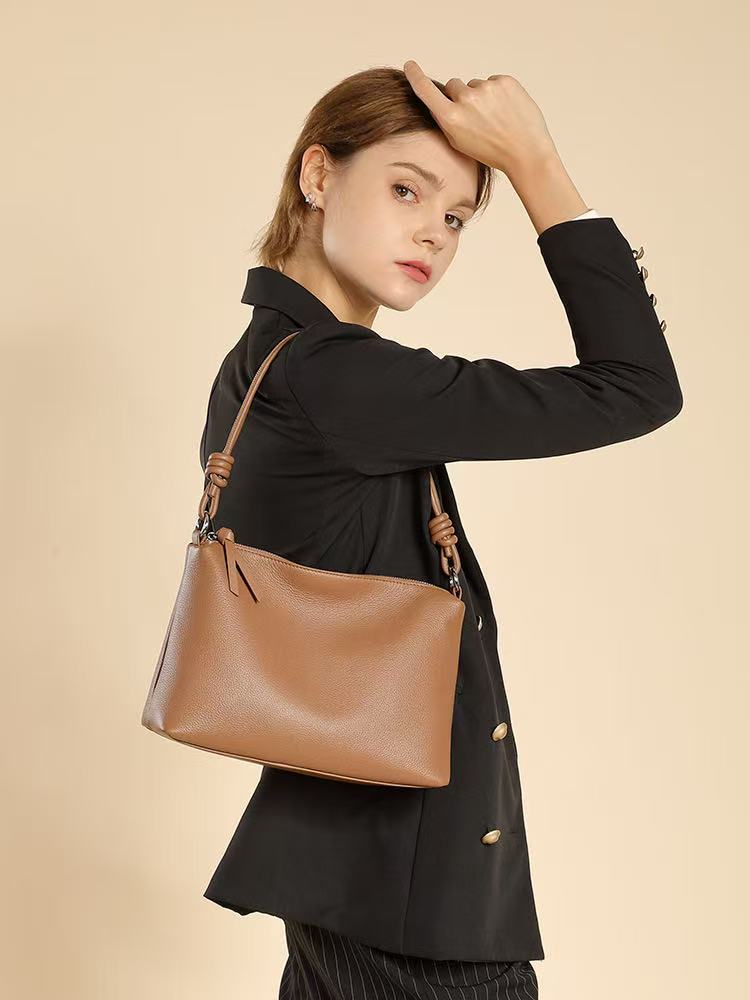 Fashion Drawstring Handbags Womens Crossbody Large Capacity Tote Bag Shopper Waterproof Solid Shoulder Bags for Women 240924