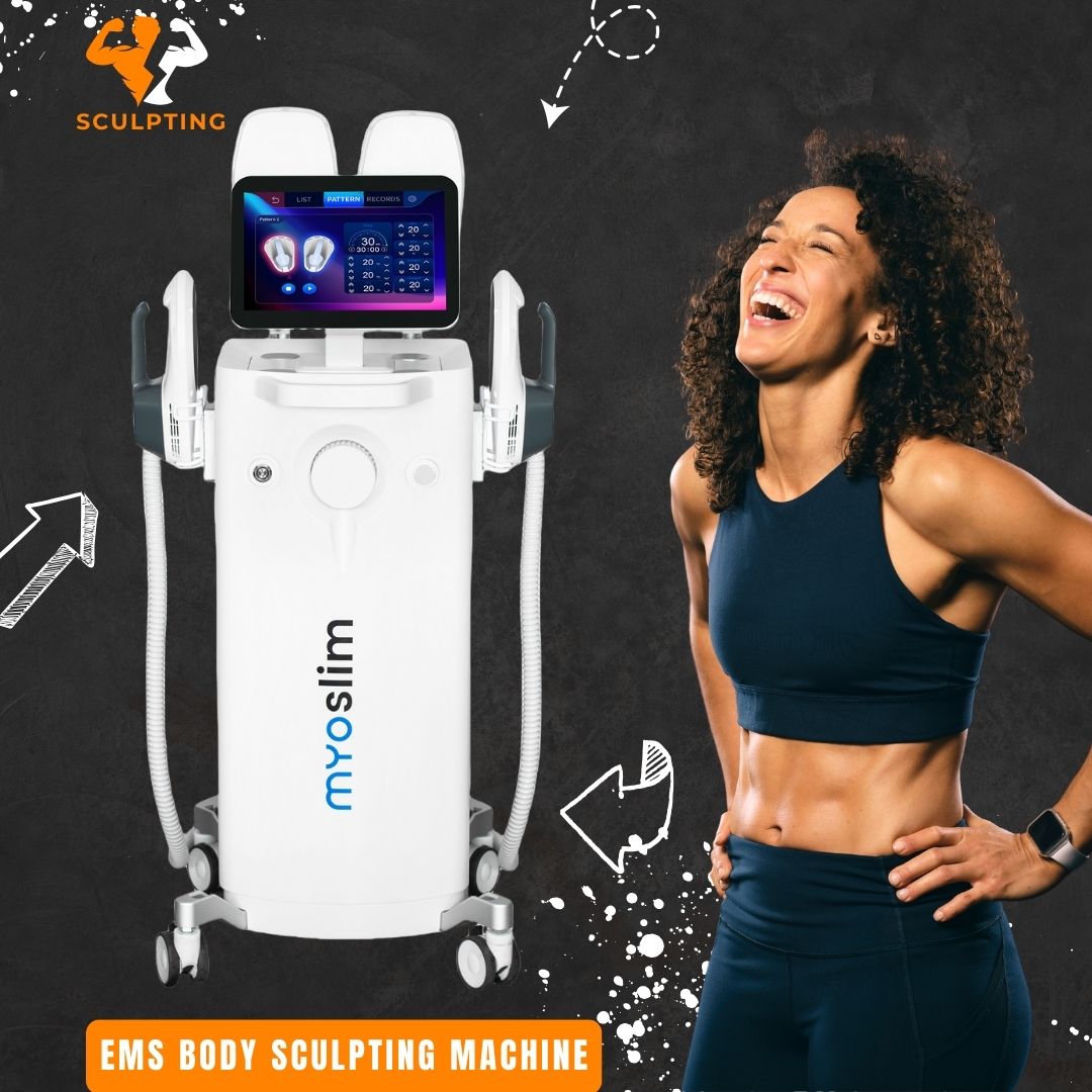 Muscle Building Machine Myoslim Professional Slimming Equipment For Beauty Salon Fat Reduction Tone Buttocks Reduce Belly Fat Skin Tightening Body Sha