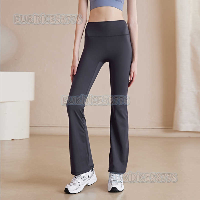 New Yoga Pants High Waist Hip Lift High Elastic Tight Flared Pants Sports Pants Slimming Fitness Pants Embarrassing Lines H250825