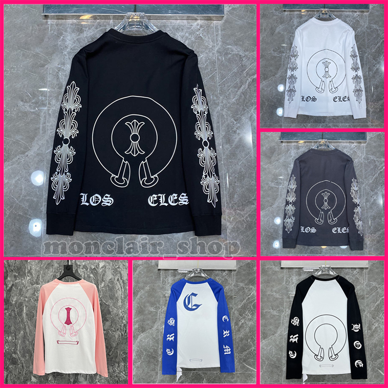 chrome hoodie mens hoodies jumper sweater sweatshirt women sweaters jumpers for men cotton pullover embroidery letter long sleeve eur size yydf