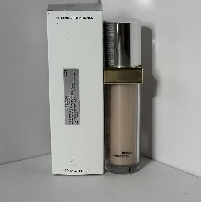 Makeup Foundation 30ml Skin optimizing REVEAL FOUNDATION LC5 LW5 LN10 3 Colors Long Lasting Natural Face Primer Concealer High Quality