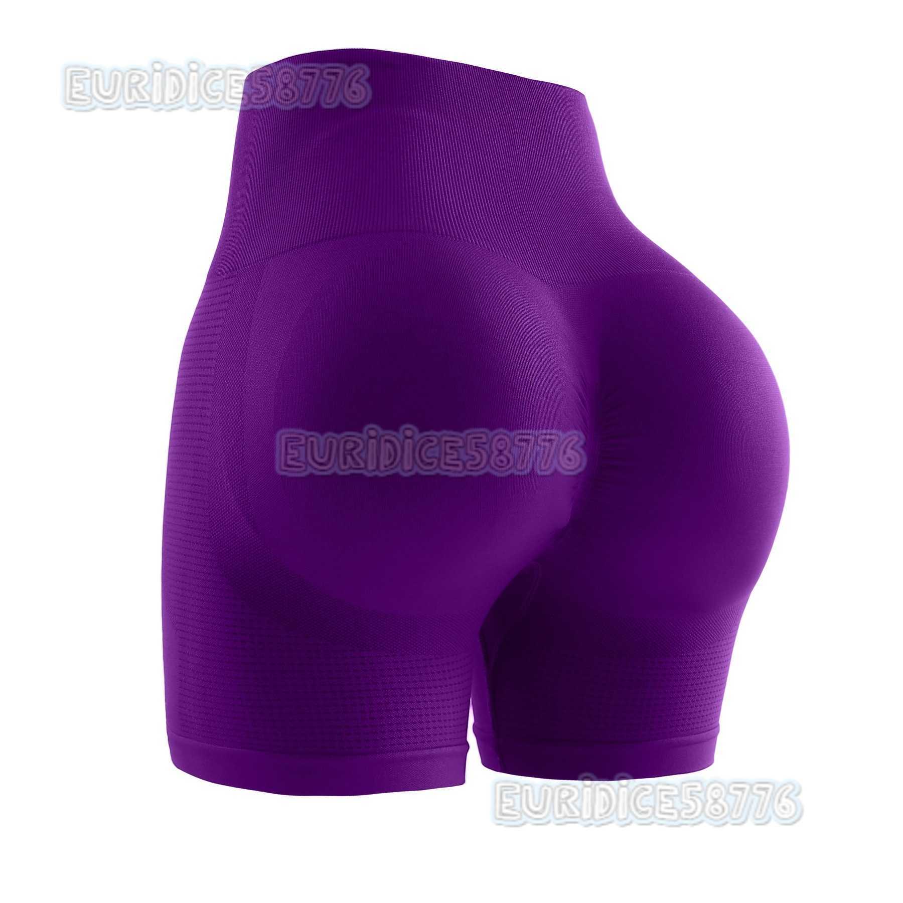 High Waist Peach Hip Tight Hip Lift Sports Running Fitness Quick Dry Threepoint Seamless Yoga Shorts Women H250825