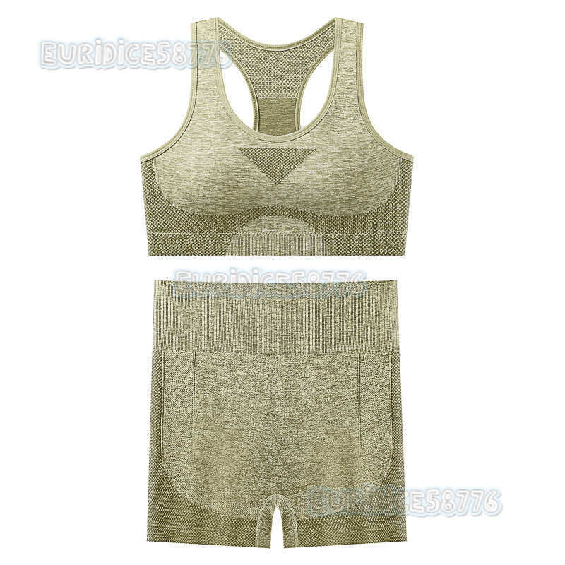 Sports Vest Outerwear Top Fitness Running Yoga Shockproof Comfortable Polyester Yoga Outfit Set H250825