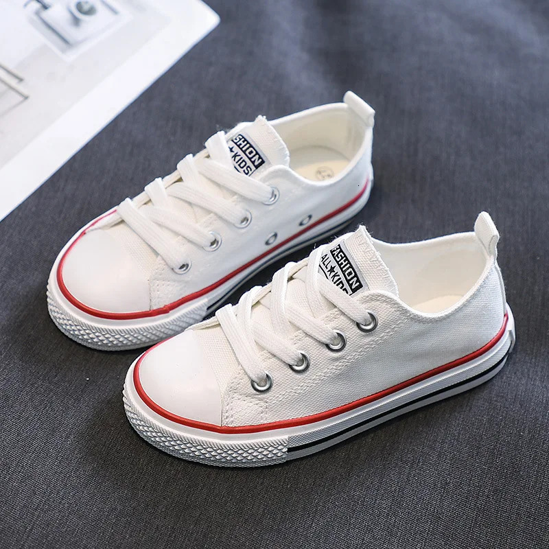 Childrens Canvas Spring Autumn Korean LowTop Boys and Girls Small White Shoes Casual Cloth Shoes C260130