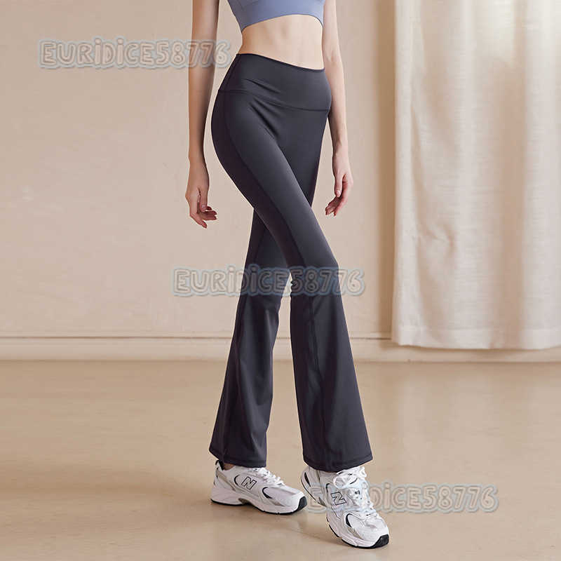 New Yoga Pants High Waist Hip Lift High Elastic Tight Flared Pants Sports Pants Slimming Fitness Pants Embarrassing Lines H250825