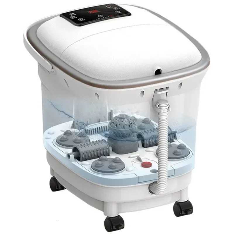 Foot Bath Automatic Massage Electric Foot Bath Bucket Heating Constant Temperature Household Foot Massage Massager W250826