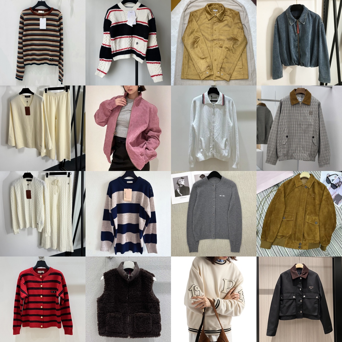 Fashion Clothes for Autumn Spring Winter Multi Styles Jackets Vests Sweaters Long-Sleeved Shirt Sweatshirts Comfort Set Suede Coat Zipper Coats