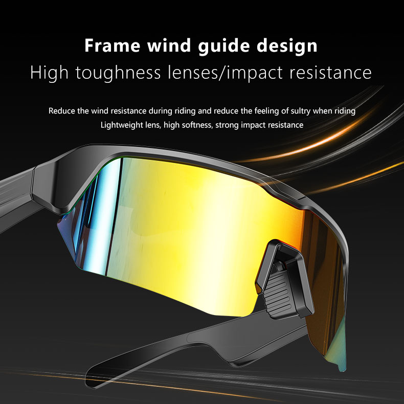 Qianjin Wind Sunglasses Smart Glasses Bluetooth Translation Call AI glasses polarized sports casual sunglasses technology
