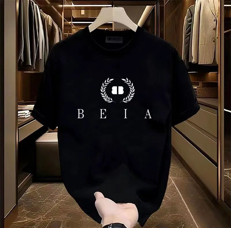 2025Designer Men's t-shirts pur cotton short-sleeved t shirts fashion casual mens and womens t-shirt couple unisex letter prn te topswom's thirt01