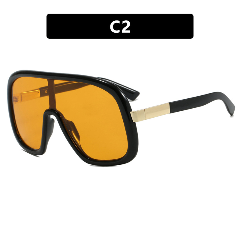 2025 Over sized Double Bridge Sunglasses for Women Fashionable UV 400 Protection Shield Shades