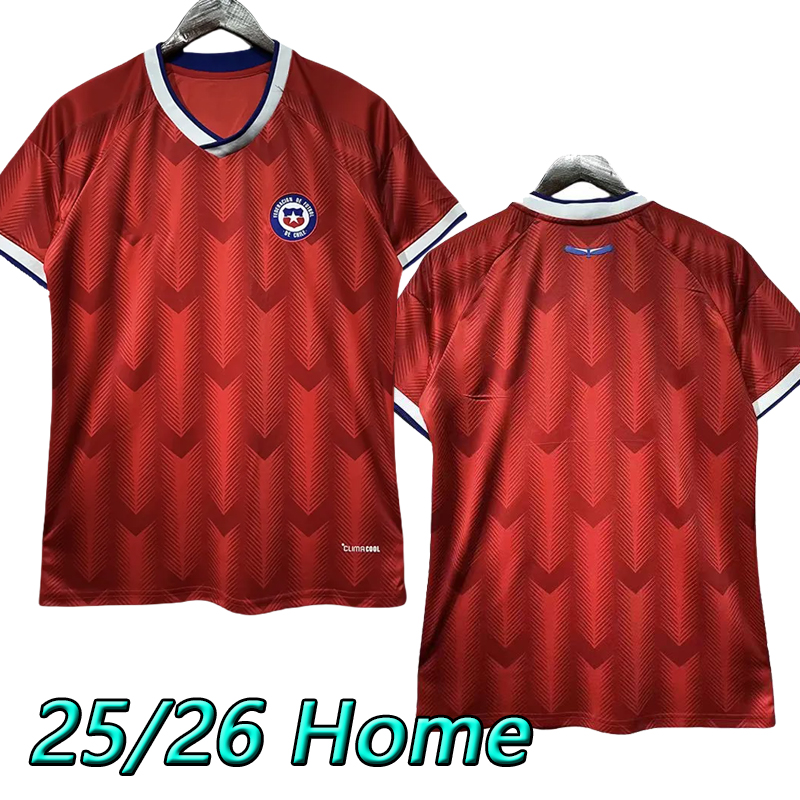 XXXL 4XL 2026 Chile national football team soccer jerseys Long sleeves CEPEDA MARCELINO VIDAL OSORIO 25 26 Seleccion Chilena de Futbol men football shirts