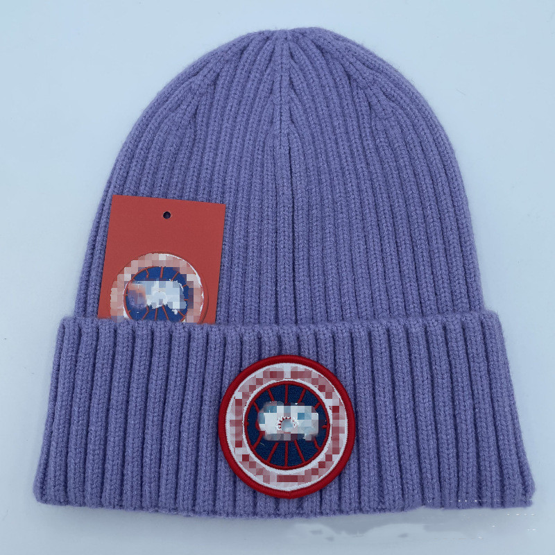 Beanie Knitted trend Designer Canada Fashion Women Men Classic Patterns Embroidery Hats Autumn And Winter Thicker Cashmere Hat Outdoor Warm Windproof 22c H07O