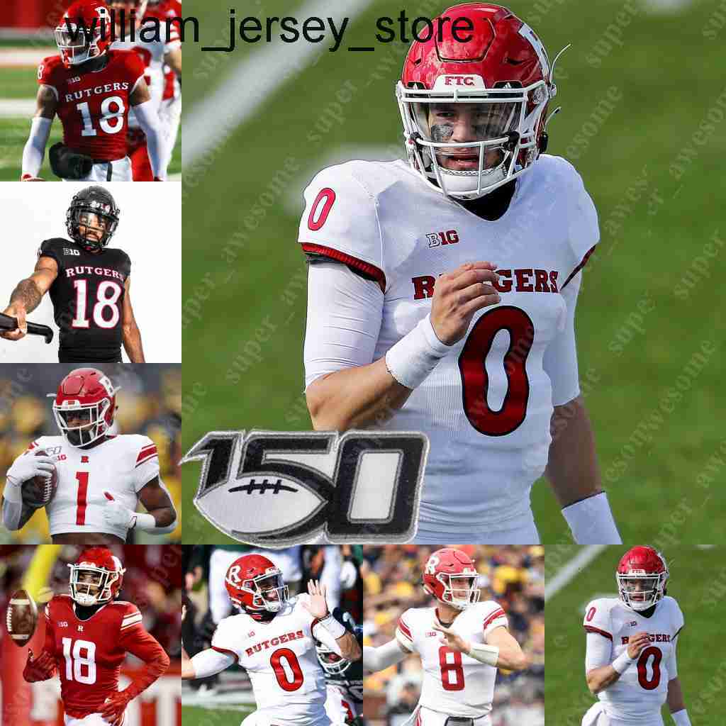 Rutgers Scarlet Knights Football Jersey 2024 Vedral Melton Young Pacheco Fatukasi Cruickshank Toure Tverdov
