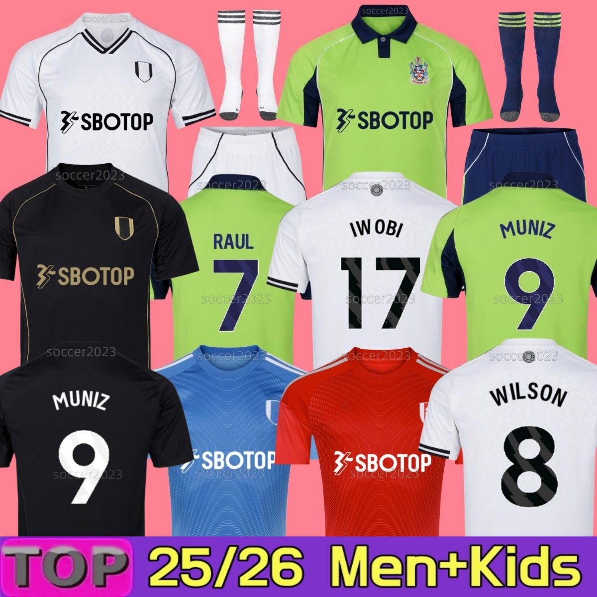 25 26 FULHAMs Soccer Jerseys MUNIZ SMITH ROWE MITROVIC home away Third REED RAUL WILSON CAIRNEY ADAMA ANDREAS WILLIAN VINICIUS 2025 2026 football shirt Men Kids Kit