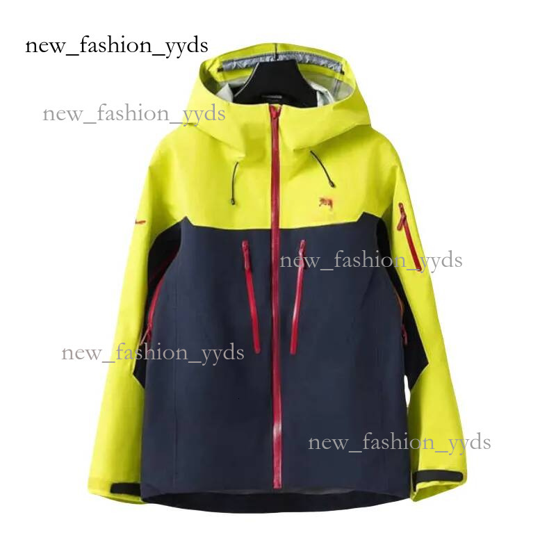 Arctertx Jacket Gore Texpro Jacket Three Layer Outdoor Zipper Jackets Waterproof Warm Goretex Jackets For Sports Sv/Lt Male Casual Lightweight Bird B98