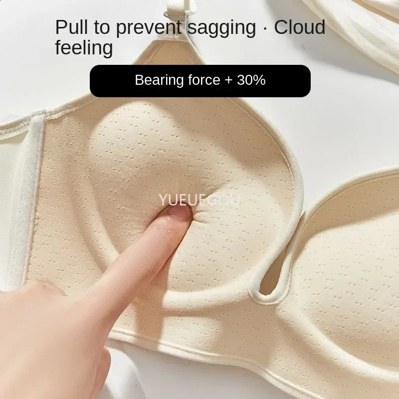 Natural Push Up Bra for Small Breasts Seamless Invisible Lingerie Ultra Thick 10cm Padding No Marks Under Shirt AAA Cup Lift250827