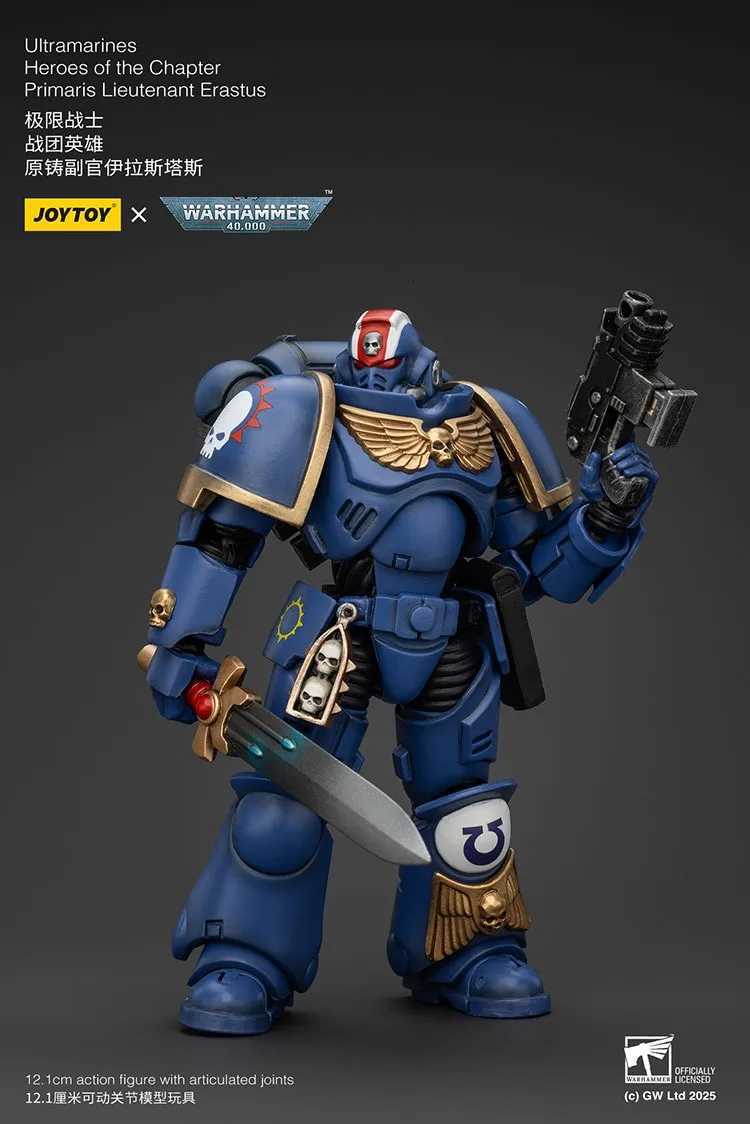 JOYTOY 40K Ultramarines Heroes Of The Chapter Action Figures Doll Decoration Gift Collection Original Model Figure W250827 - view 7