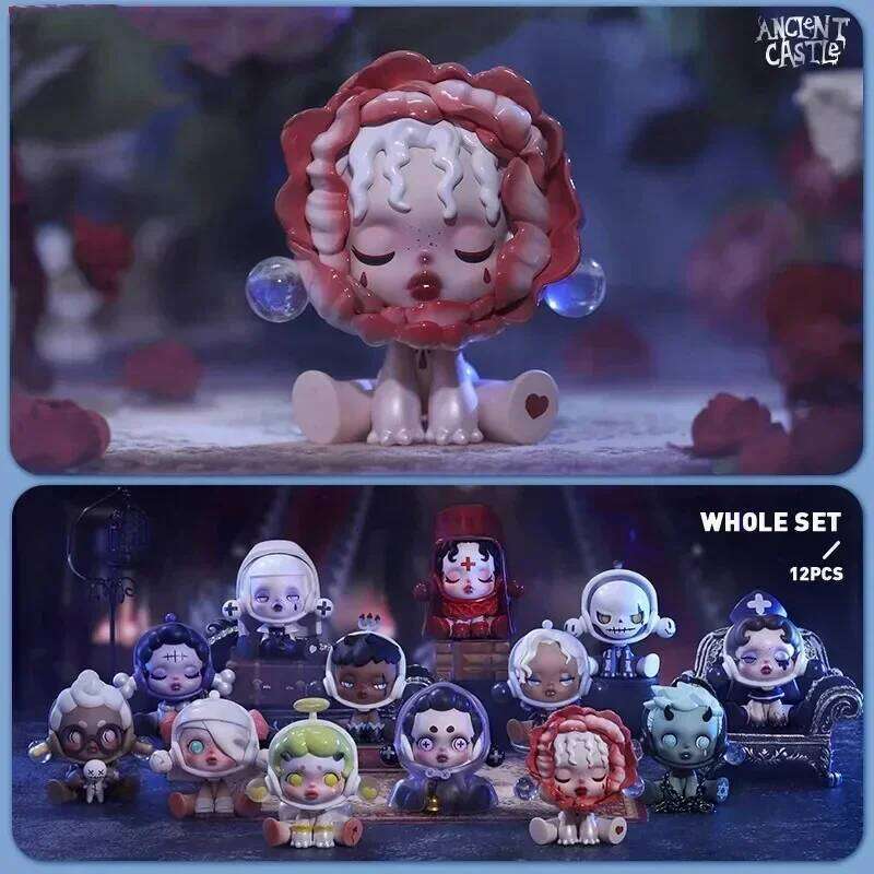 SkullPanda Ancient Castle Serie Anime Blind Surprise Box Original Action Figure Cartoon Model Gift Toys Collection