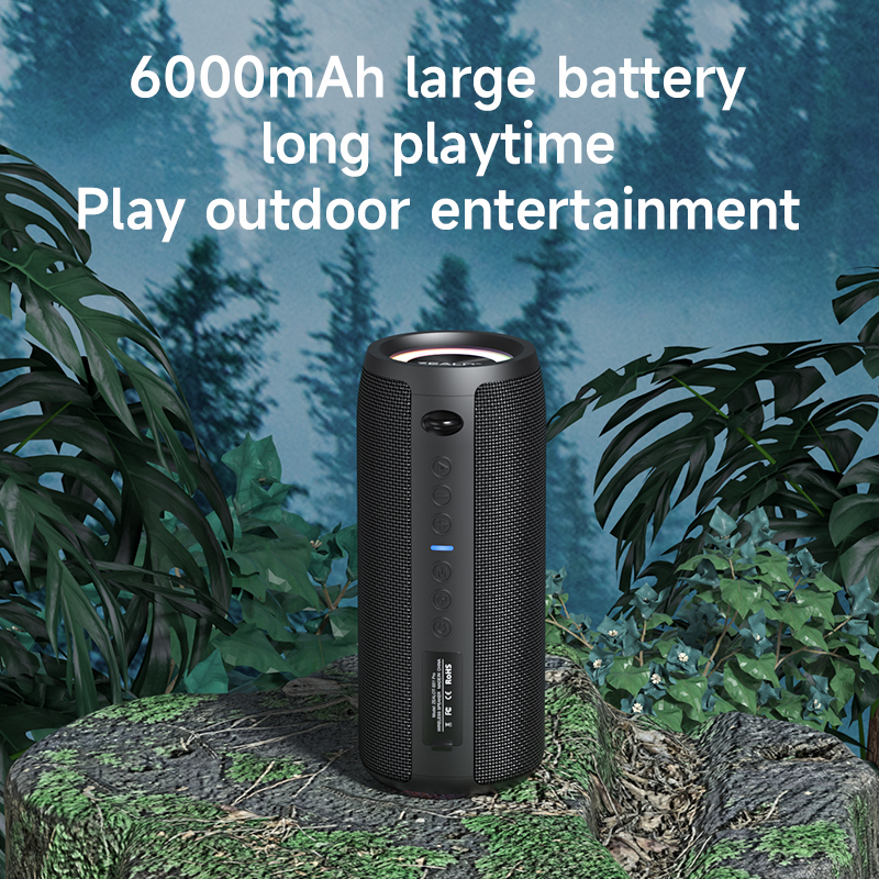 Durable Portability Meets Amplified Sound Experience ZEALOT S51PRO bluetooth speaker Upgraded Bass Performance.