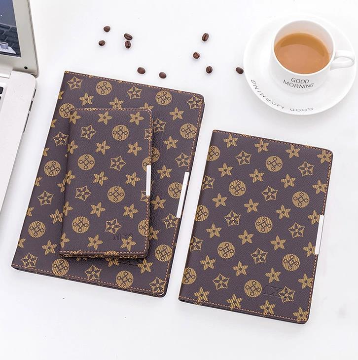 16-18 Notebook Trendy Printed Leather Cover Journal Student Portable Business Diary 250818