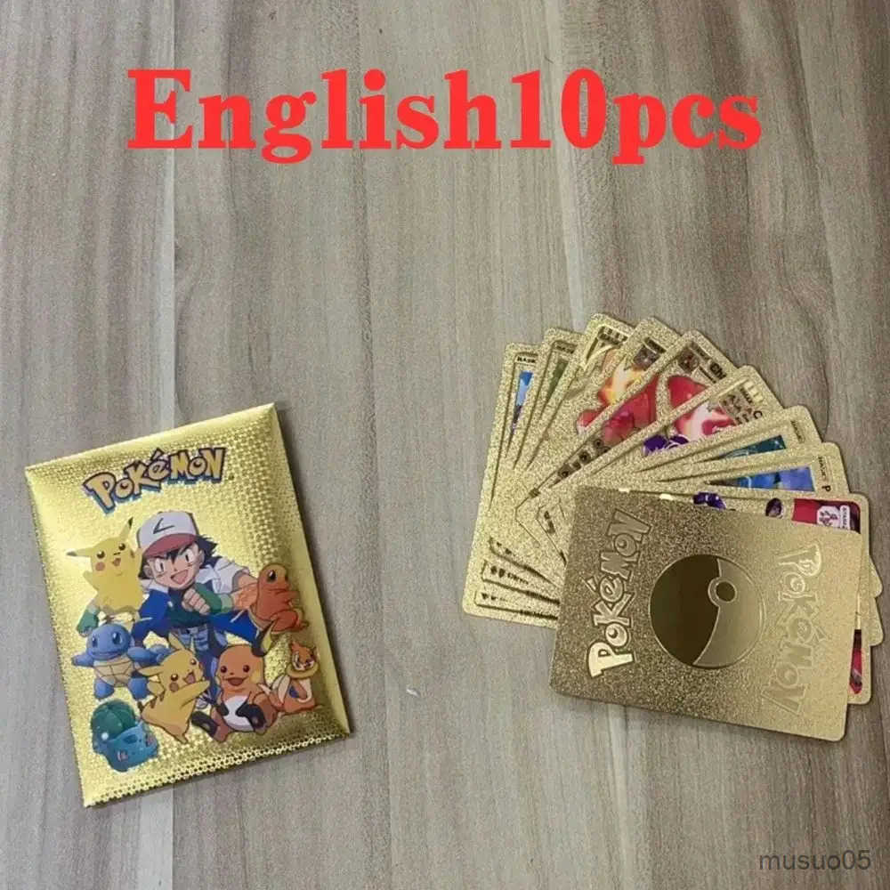 1055pieces gold silver black Vmax English Spanish German Combat Toys Gift 1 L250827VMP9