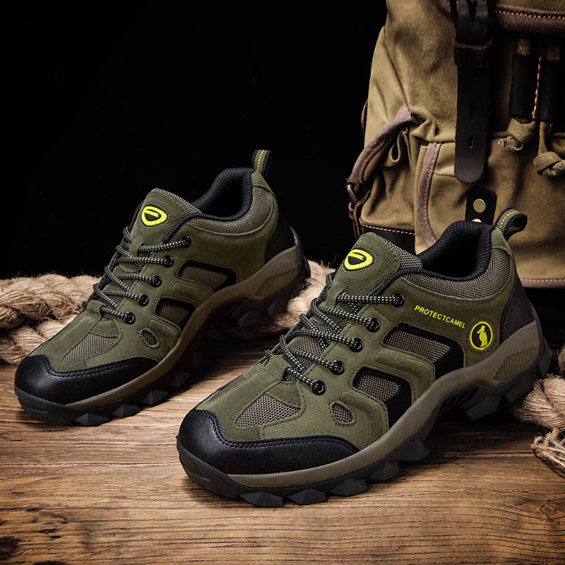 PROTECTCAMEL Designer Outdoor Black Hiking Shoes Men's Hiking Shoes Sports And Casual Outdoor Sports Women's Spring And Autumn Large Sized H