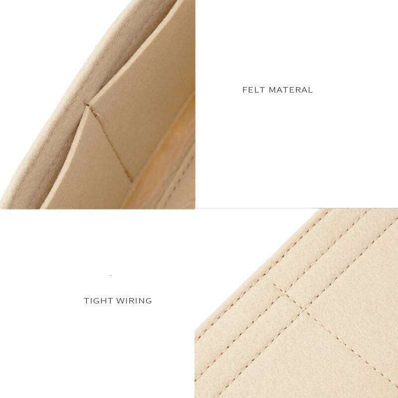 Organizer For Mini Storage The Felt Purse Insert Handbag Liner Bag Inner liner Inner bag Waterproof Anti-fouling
