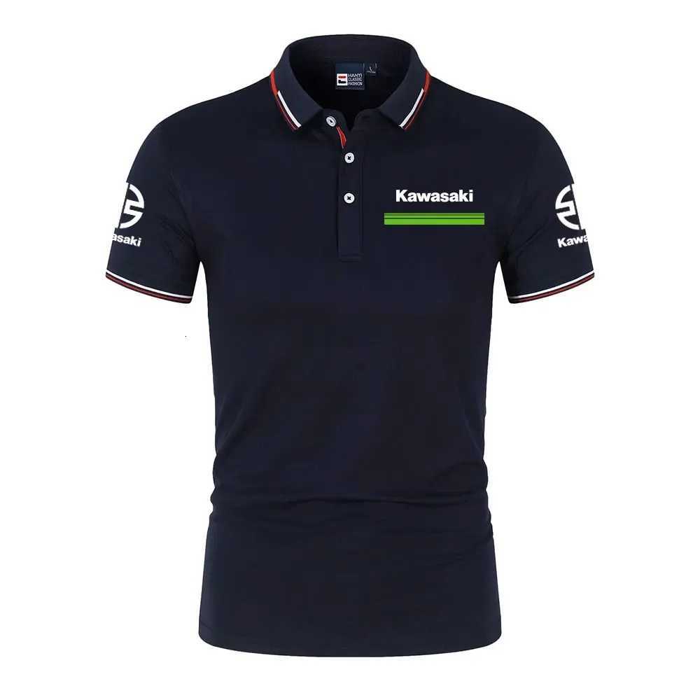 KAWasaki Racing Teams Men Shirt Summer Short SLeeve Casual Male Tshirt 2025 New Fashion Man Clothes Tops Blouse H250826