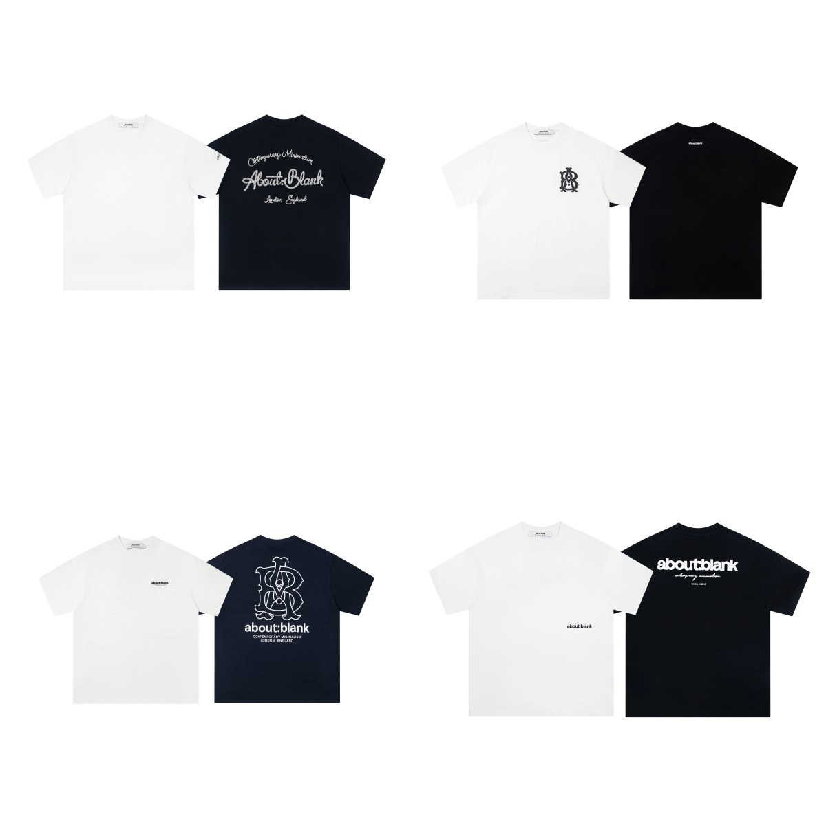 about blank ab mens designer t shirt High Quality Tees Tshirt for men designer print letter tshirt t shirt Classic fashion high street short sleeve