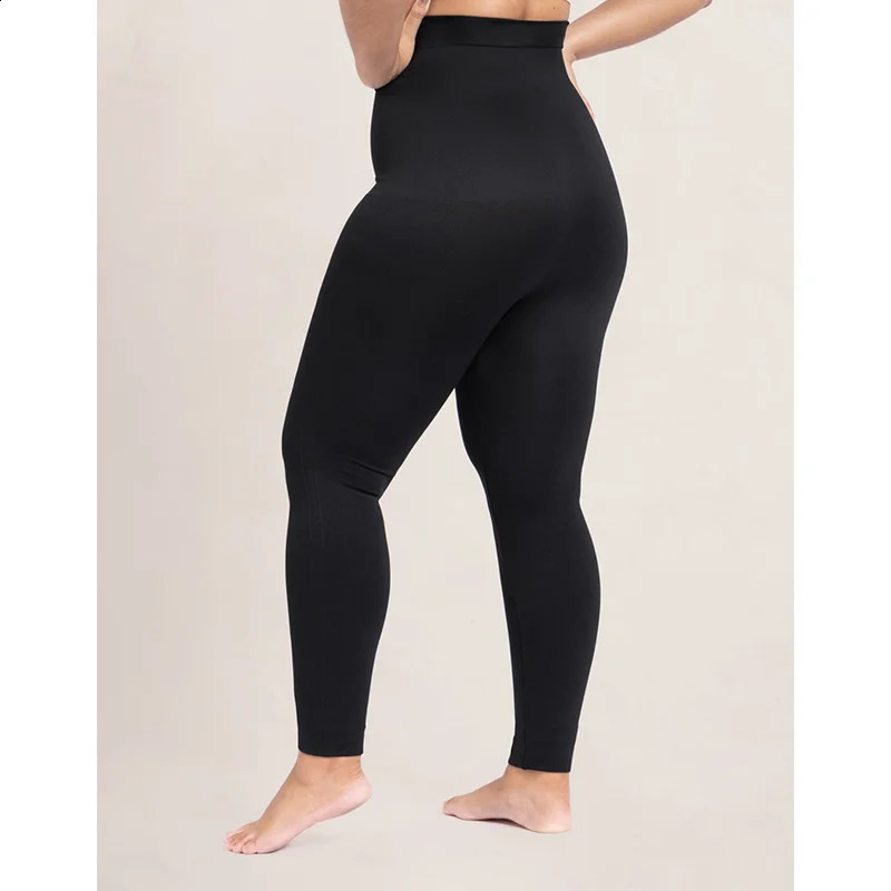 Women High Waist Shaper Leggings Belly Control Body Slimming Control Shapewear Silicone NonSlip Pants Waist Trainer 250826