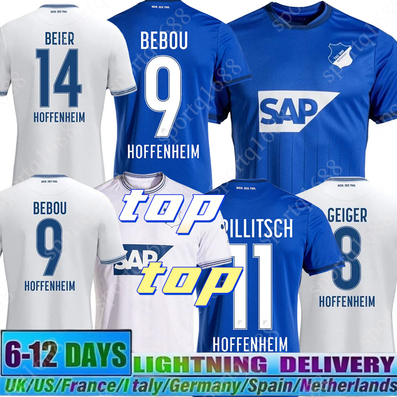 24 25 WEGHORST Hoffenheim soccer jerseys M.BERISHA BEBOU BEIER 24 25 home away football jersey KRAMARIC GEIGER KABAK GRILLITSCH KADERABEK SZALAI JOHN Football shirt