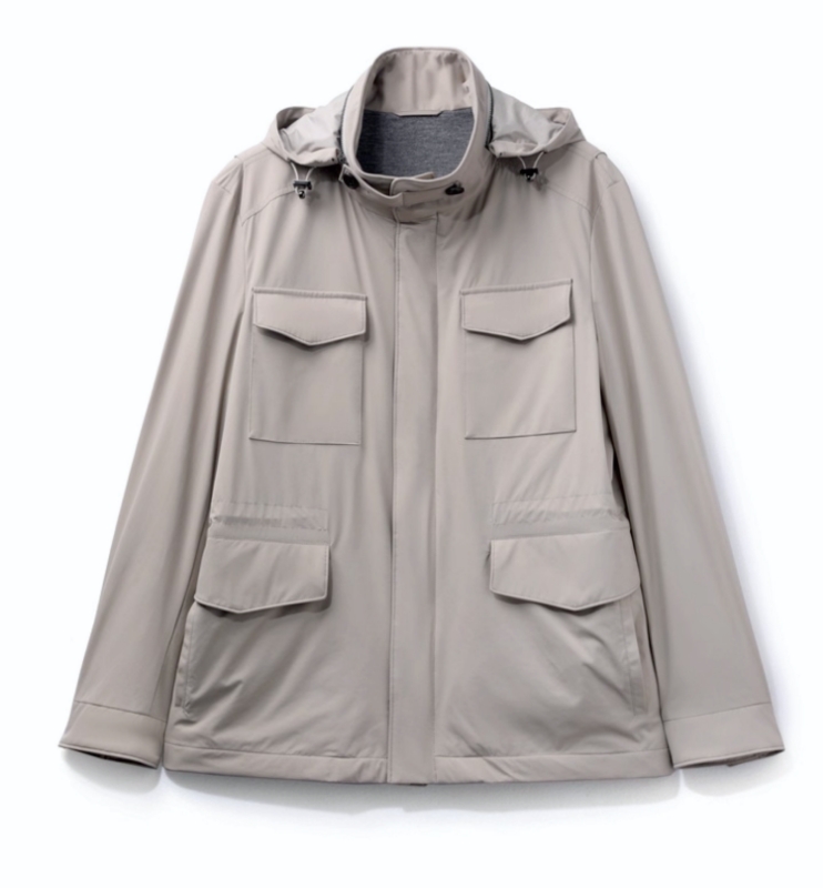 Men's wool traveler hunting coat windbreaker jacket men's coat