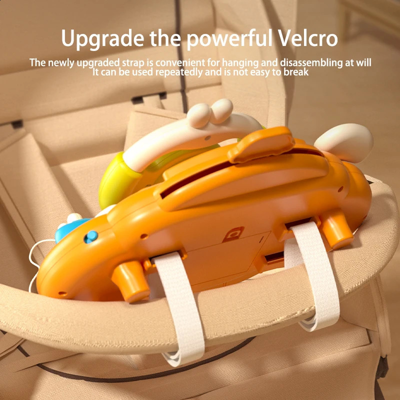 Baby Toy Electric Childrens Steering Wheel Simulated Driving Car Steering Wheel LED Vocal Educate Toys Halloween Christmas Gift 250827