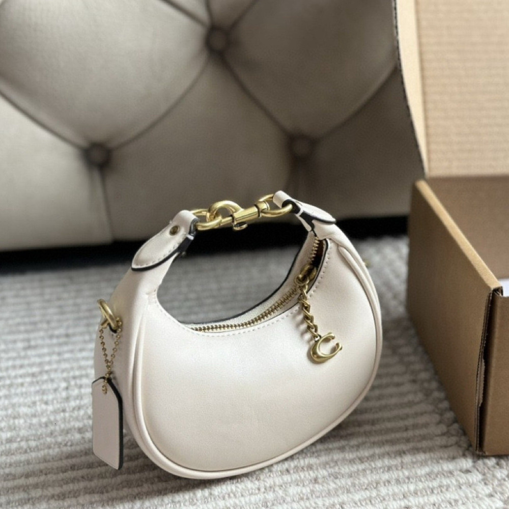2025 Mini Shoulder Bags JONIE Designer Bag Wallet Womens Half Moon Saddle Underarm Small Handbags Women Soft Hobo CO Baguette 01