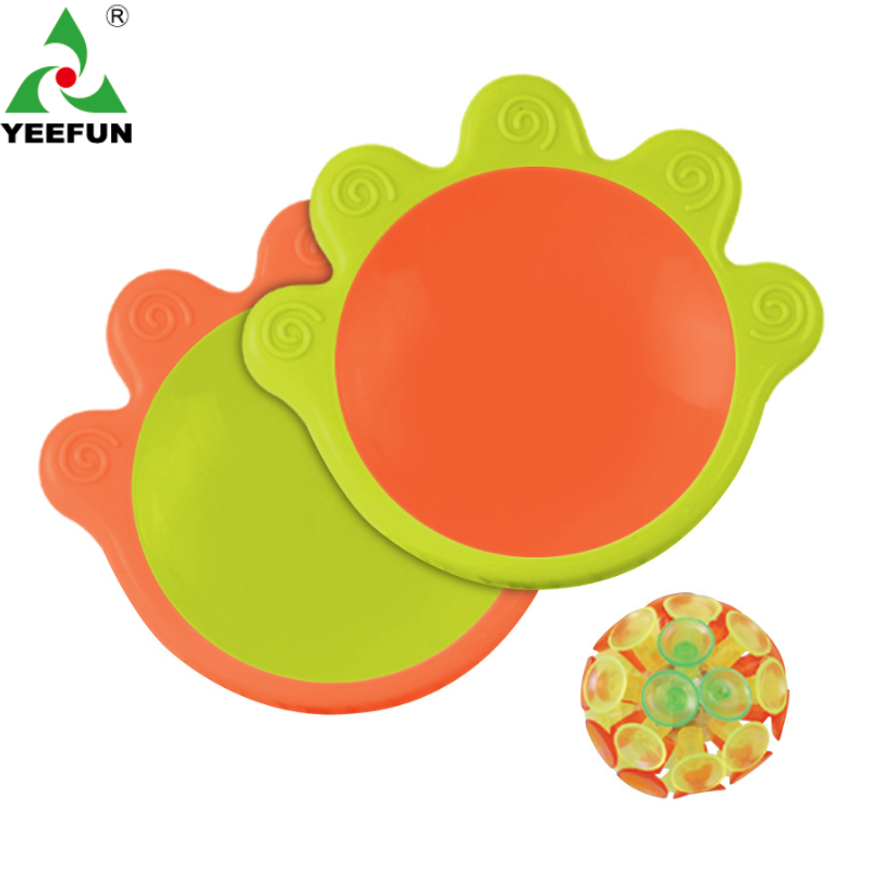 utdoor Fun: Hand - Held Sticky Paddle Set with Bouncing Ball - Perfect for Family Games