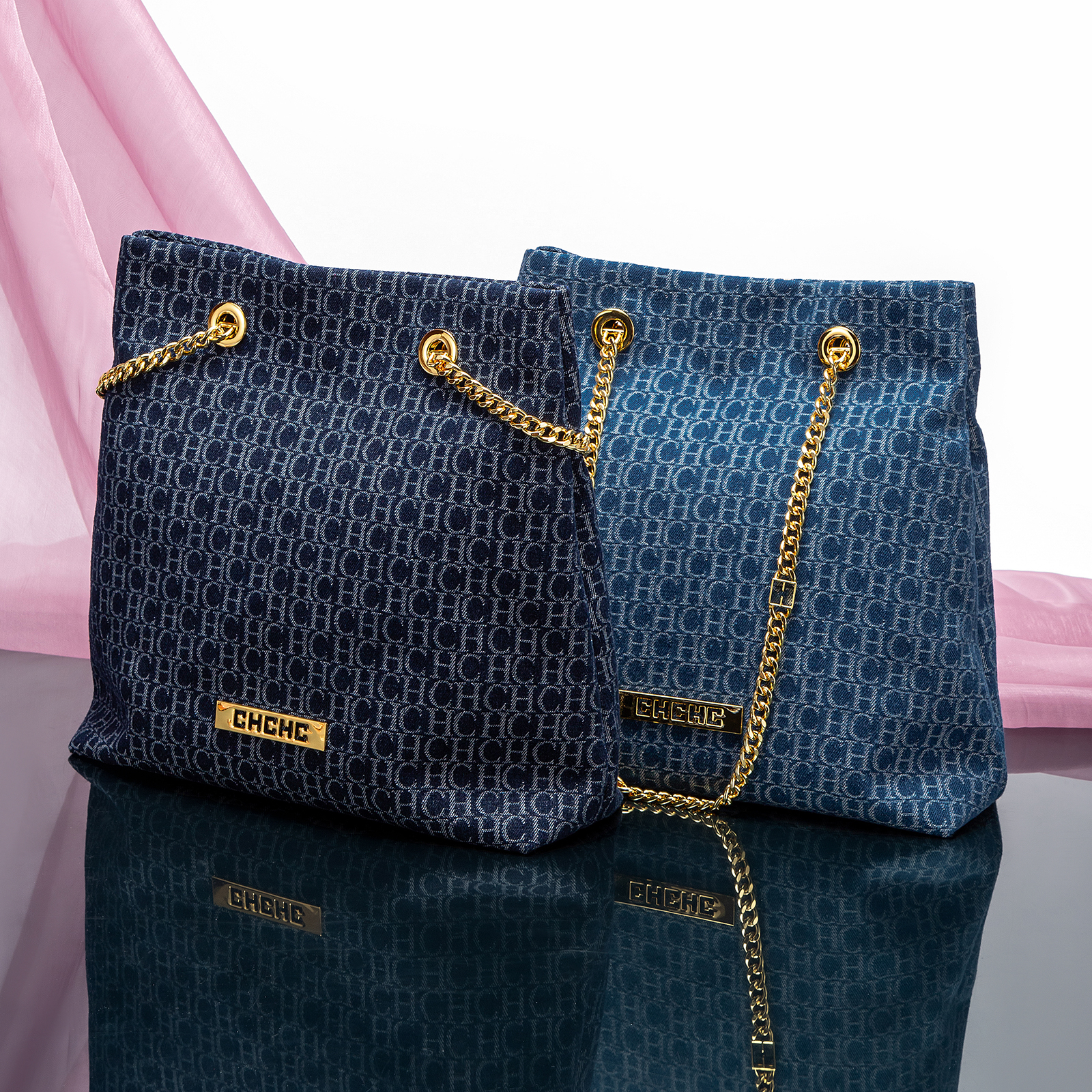 CHCH Chain Shoulder Strap Design Letter Printed Women's Shoulder Bag Vintage Hundred Classic Style Women's Handbag