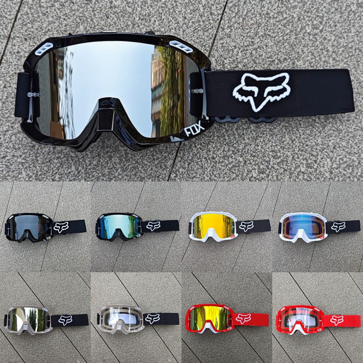 Nordson Outdoor Motorcycle Cycling MX Off-Road Ski Sport ATV Dirt Bike Racing Glasses for Fox Motocross Goggles Google