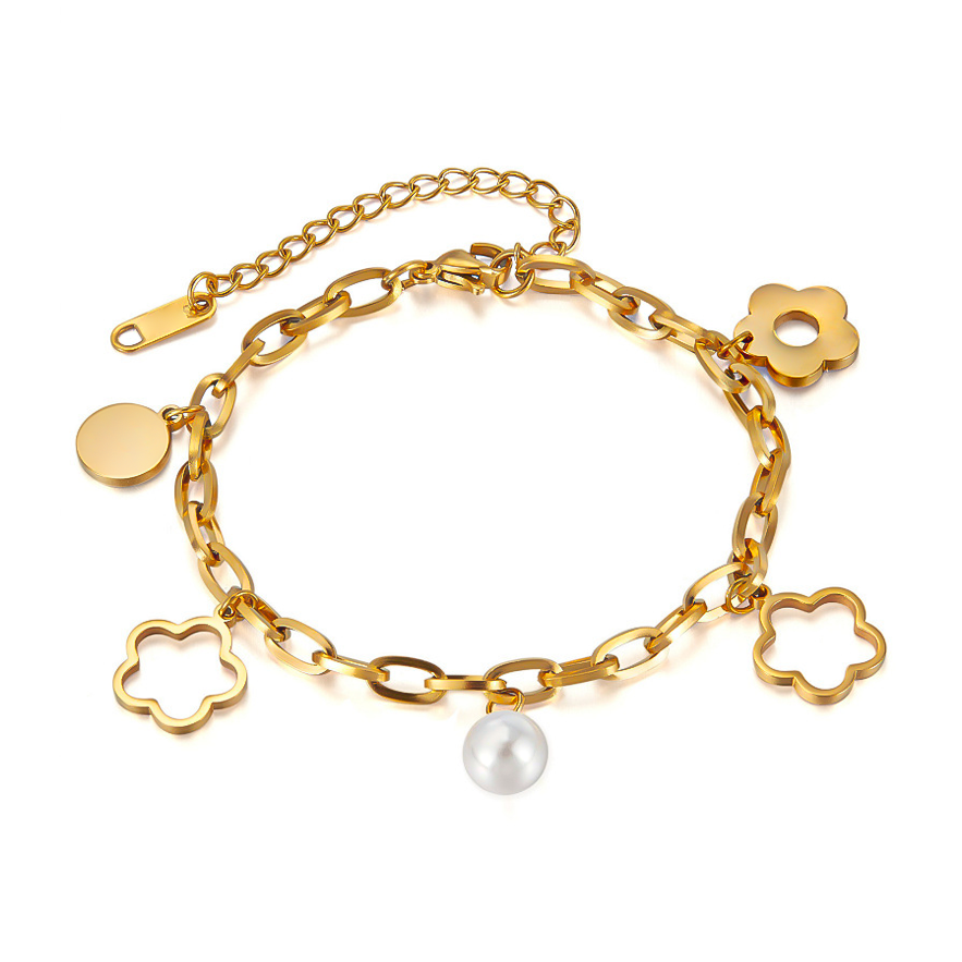 Luxury Designer Hollow Flower Bracelet Floral Cutout Bangle Minimalist Unique Luxury Jewelry Elegant Adjustable Gift for Women Delicate Chic Charm Bra