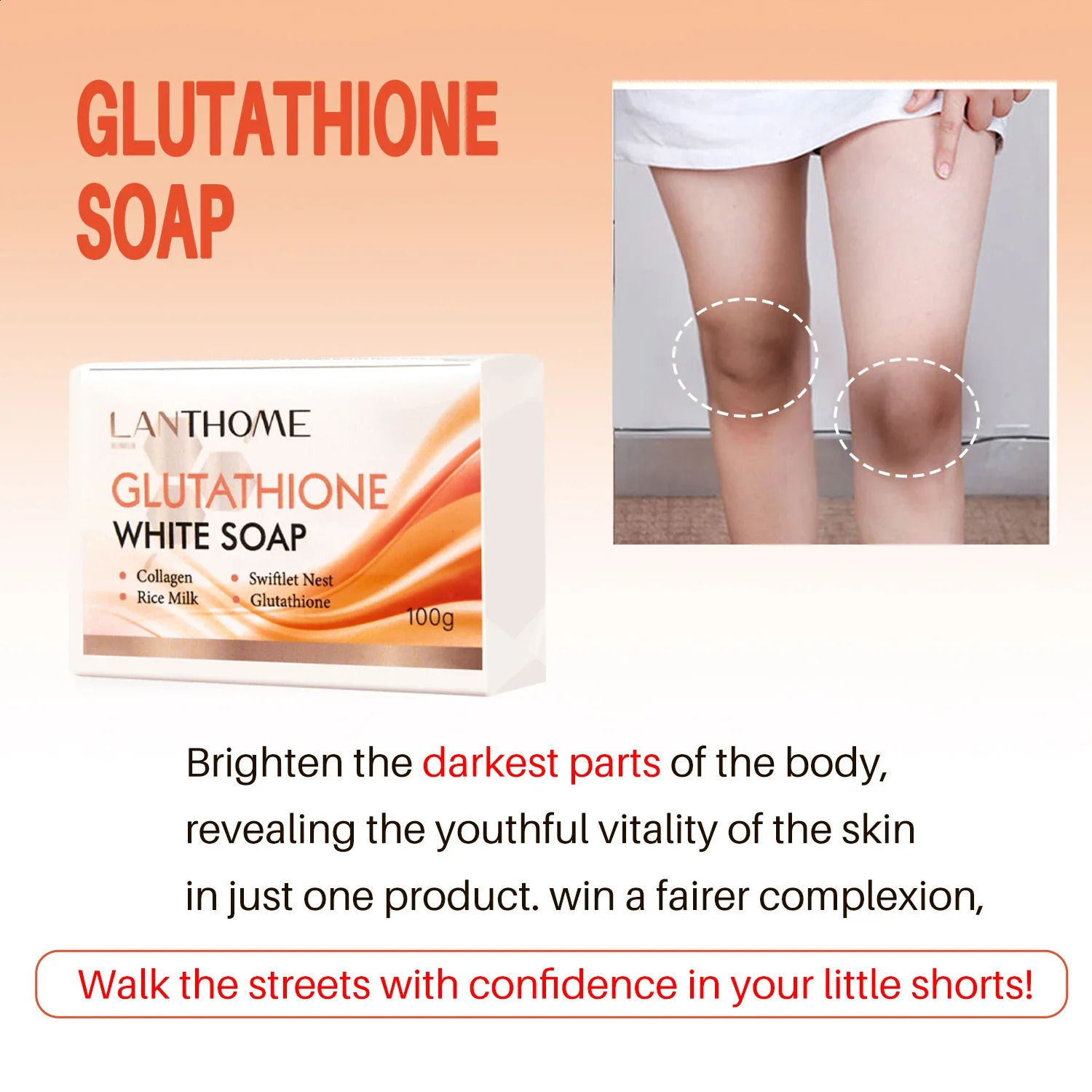 Glutathione Facial Soap Skin Deep Cleansing Glutathione Handmade izing Soaps Body Care 250815