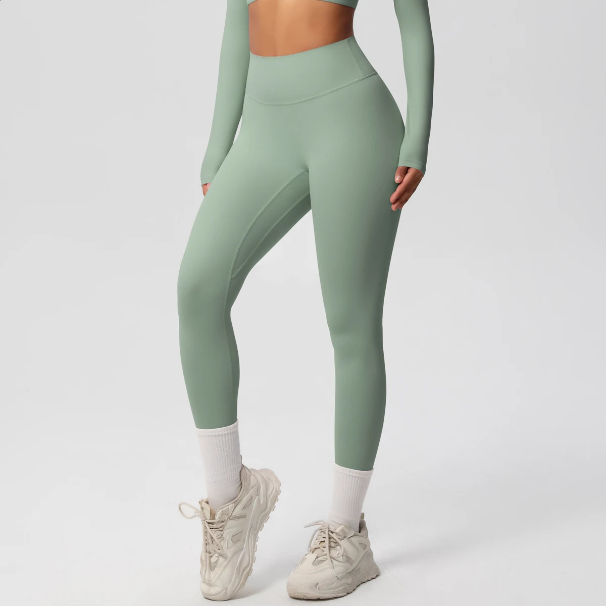 Yoga Leggings High Waist Naked Feeling Women Fitness Running Pants Energy Gym Tight Casual Workout Leggin 250827