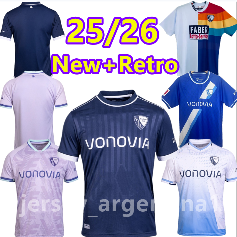 25 26 Vft Bochum soccer jerseys Retro classic 1997 1998 2024 2025 WOSZ KUNTZ DE WIT MIYOSHI DASCH BAMBA PASSLACK HOFMANN BROSCHINSKI Uniforms Men Football Shirt 4xl