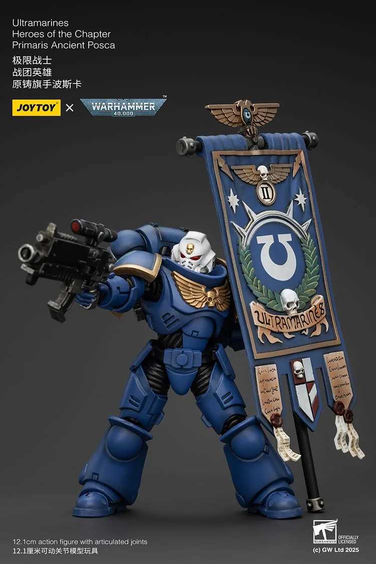 JOYTOY 40K Ultramarines Heroes Of The Chapter Action Figures Doll Decoration Gift Collection Original Model Figure W250827 - view 4