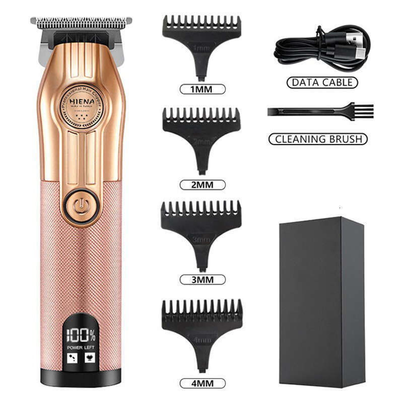 HIENA Professional Electric Hair Clippers Digital Display Hair Cutting Machine for Barber Shop Home Use Men's Styling Tools