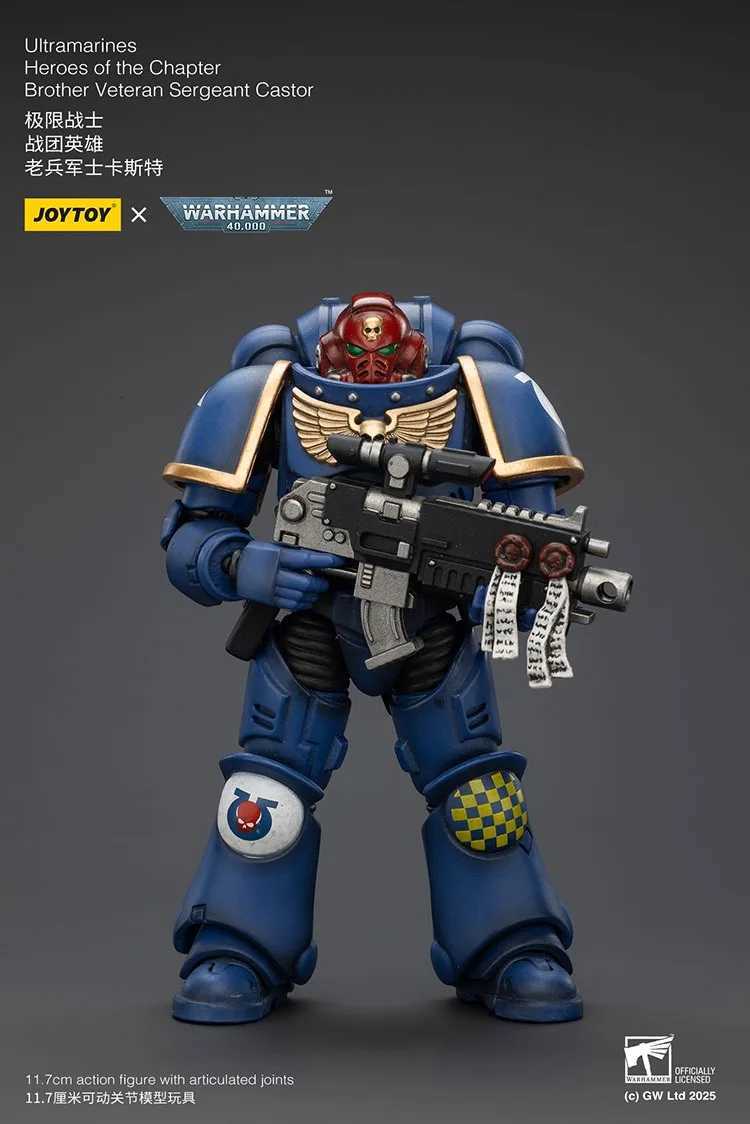 JOYTOY 40K Ultramarines Heroes Of The Chapter Action Figures Doll Decoration Gift Collection Original Model Figure W250827 - view 5
