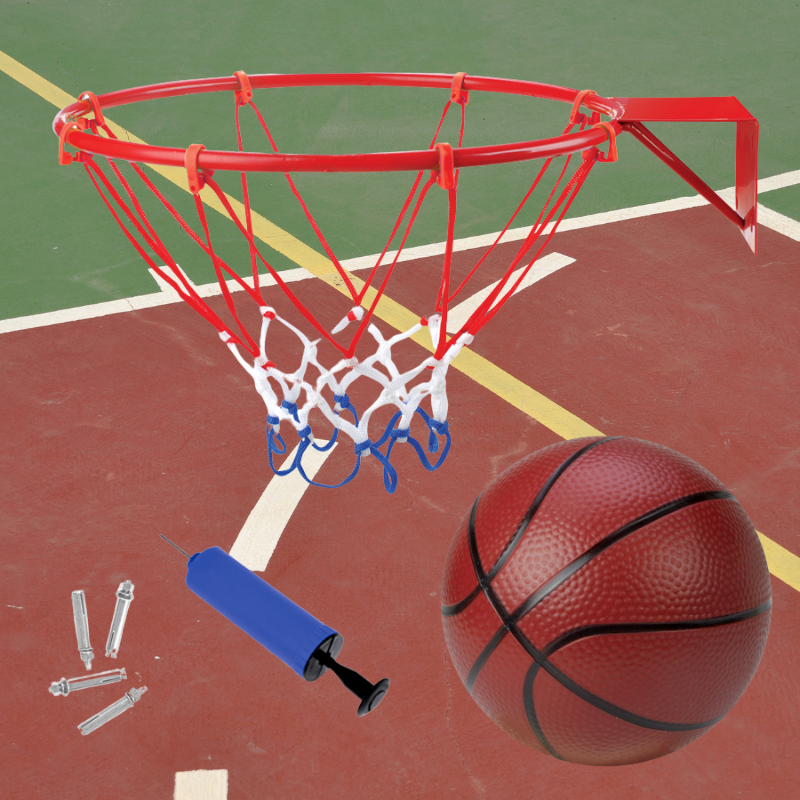 Other Toys Kids Basketball Hoop Set with Ball & Pump - Indoor Outdoor Fun Toy for Children