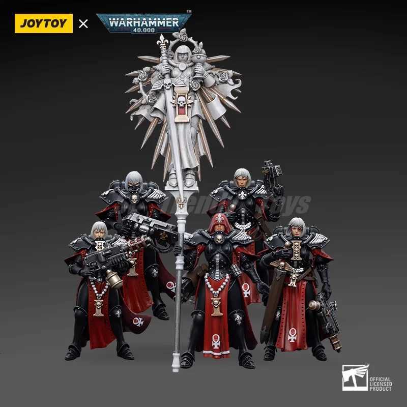 JOYTOY 40K Adepta Sororitas Battle Sister Noyalle Superior Kassia Jurel Ludwenna Saelon Action Figure Model Toy W250827