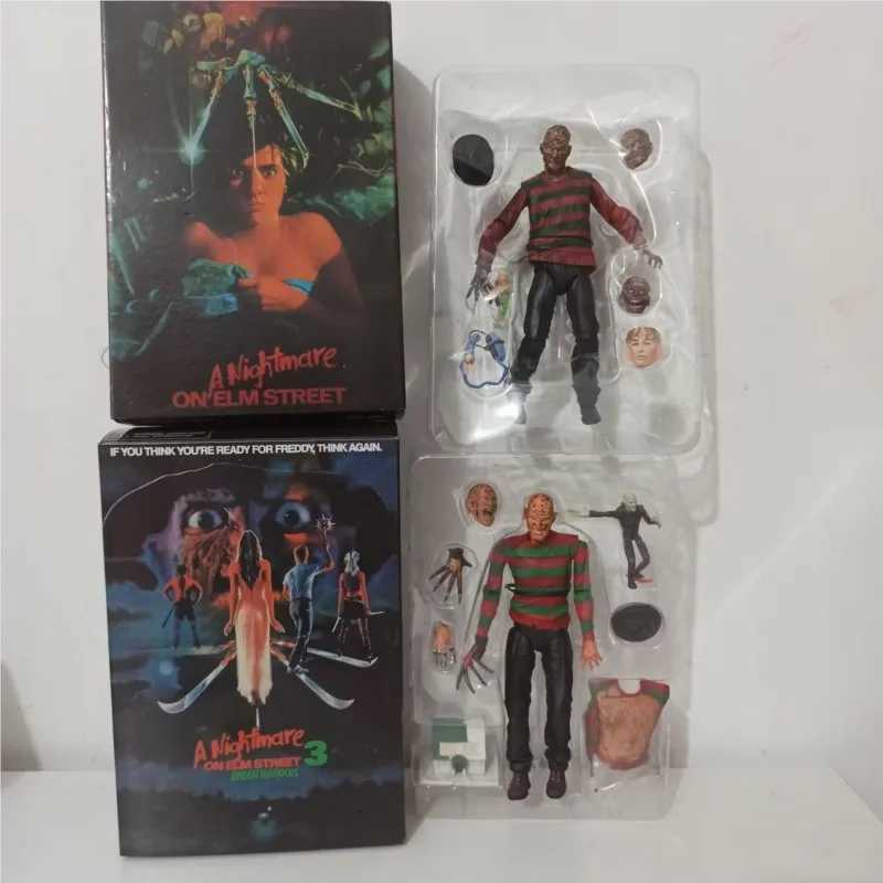 NECA Freddy Krueger Action Figure Collectible Model Toy Halloween Horror Christmas Gifts W250827